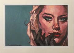 Face study, giclee print, edition 150, unframed 60 x 83cm, £225 or framed 65 x 88cm, £375 Face study, giclee print, edition 150, unframed 60 x 83cm, £225 or framed 65 x 88cm, £375